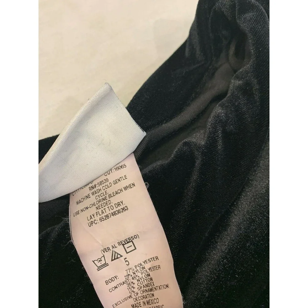 SPEECHLESS GIRLS VELOUR DRESS SIZE 5